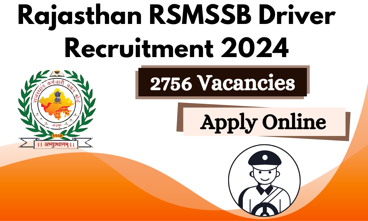 RSMSSB Driver Recruitment 2024