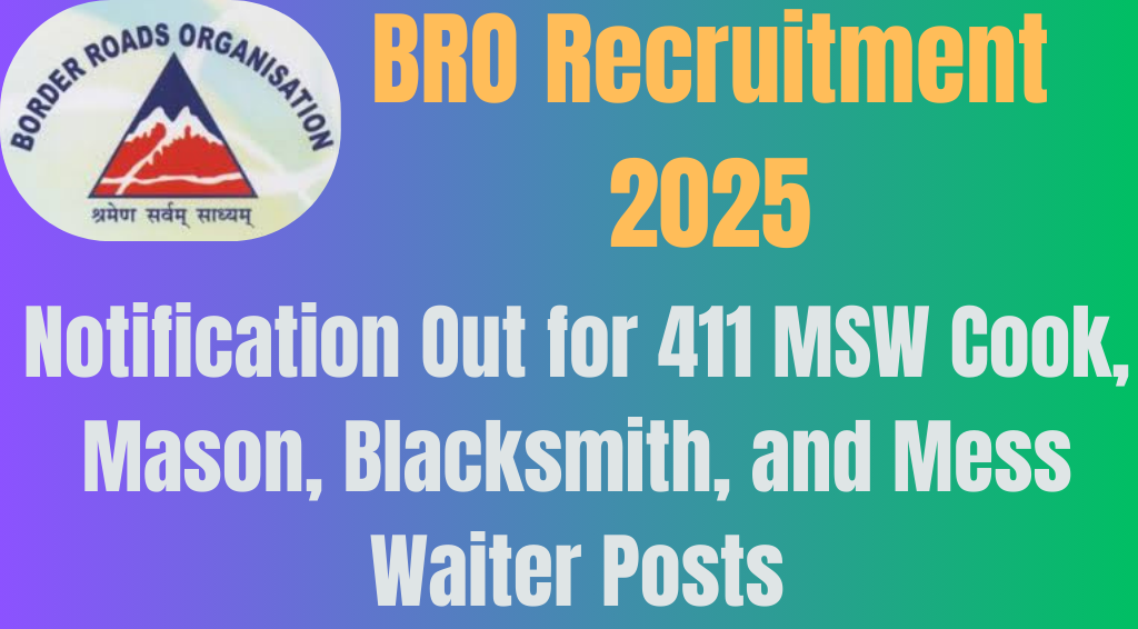 BRO Recruitment 2025